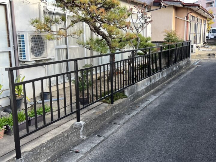 伊達市S様邸　フェンス塗装