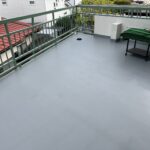 伊達市A様邸　ベランダ塗装